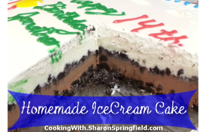 Homemade Ice Cream Cake