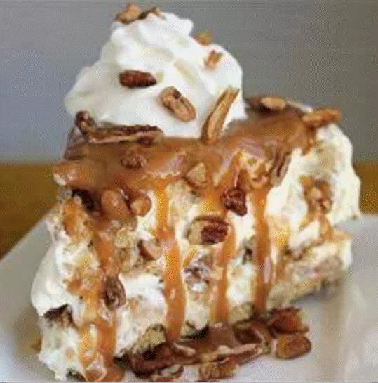 Caramel Pecan Delight Pie