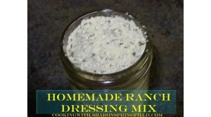 Homemade ranch Dressing Mix