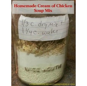 Homemade Cream of Chicken Soup Mix
