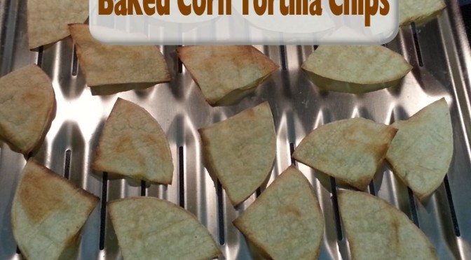 Homemade Baked Corn Tortilla Chips