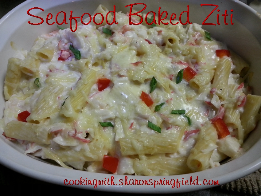 Seafood Baked Ziti