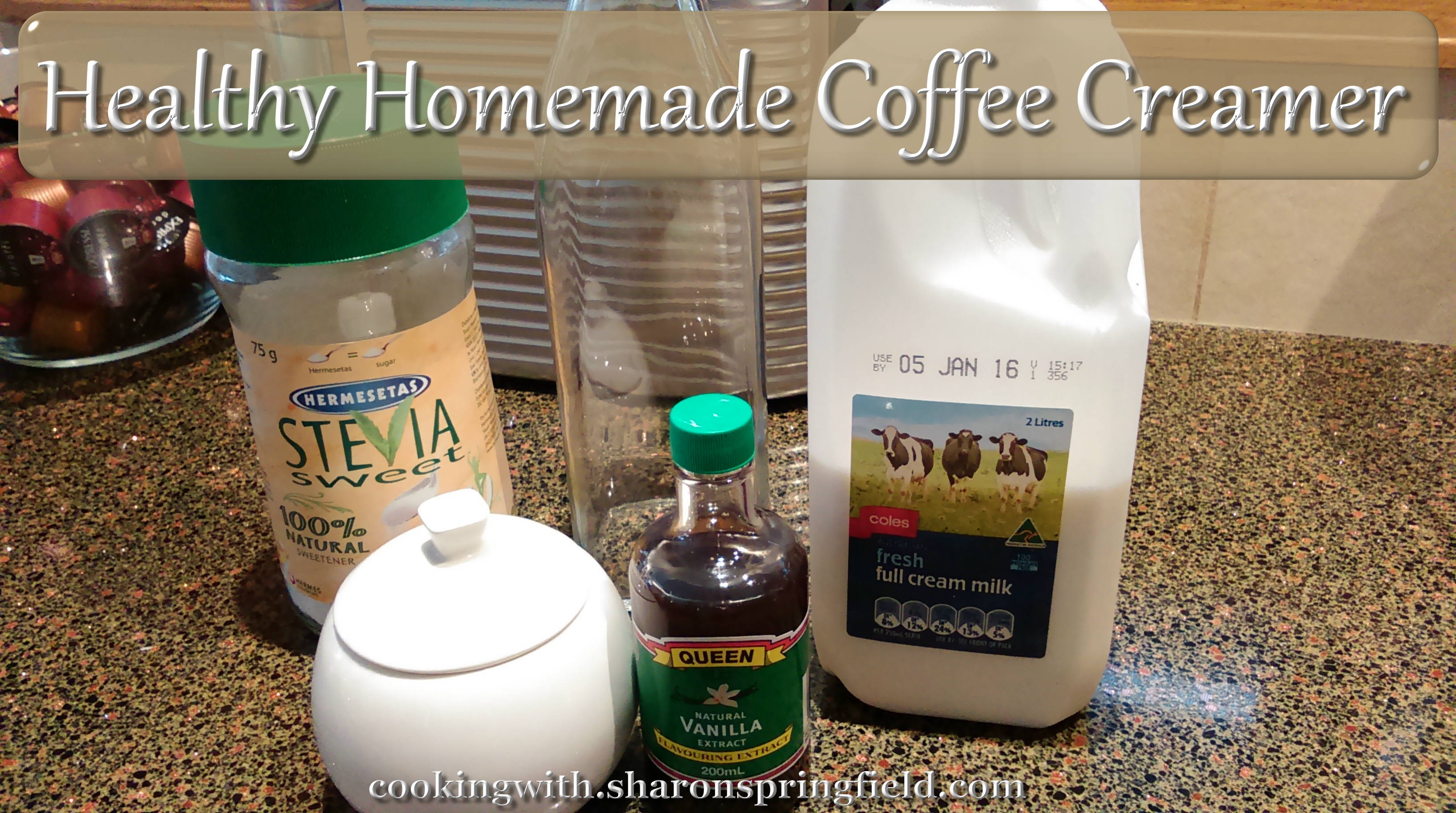 Healthy Homemade Coffee Creamer