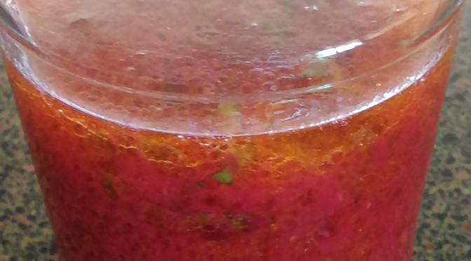 Homemade Raspberry Vinaigrette Salad Dressing