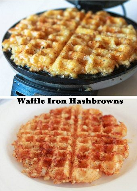 Waffle Iron Hashbrowns