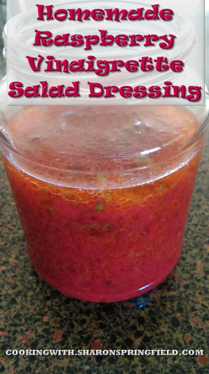 Homemade Raspberry Vinaigrette Salad DressingCooking With Sharon ...